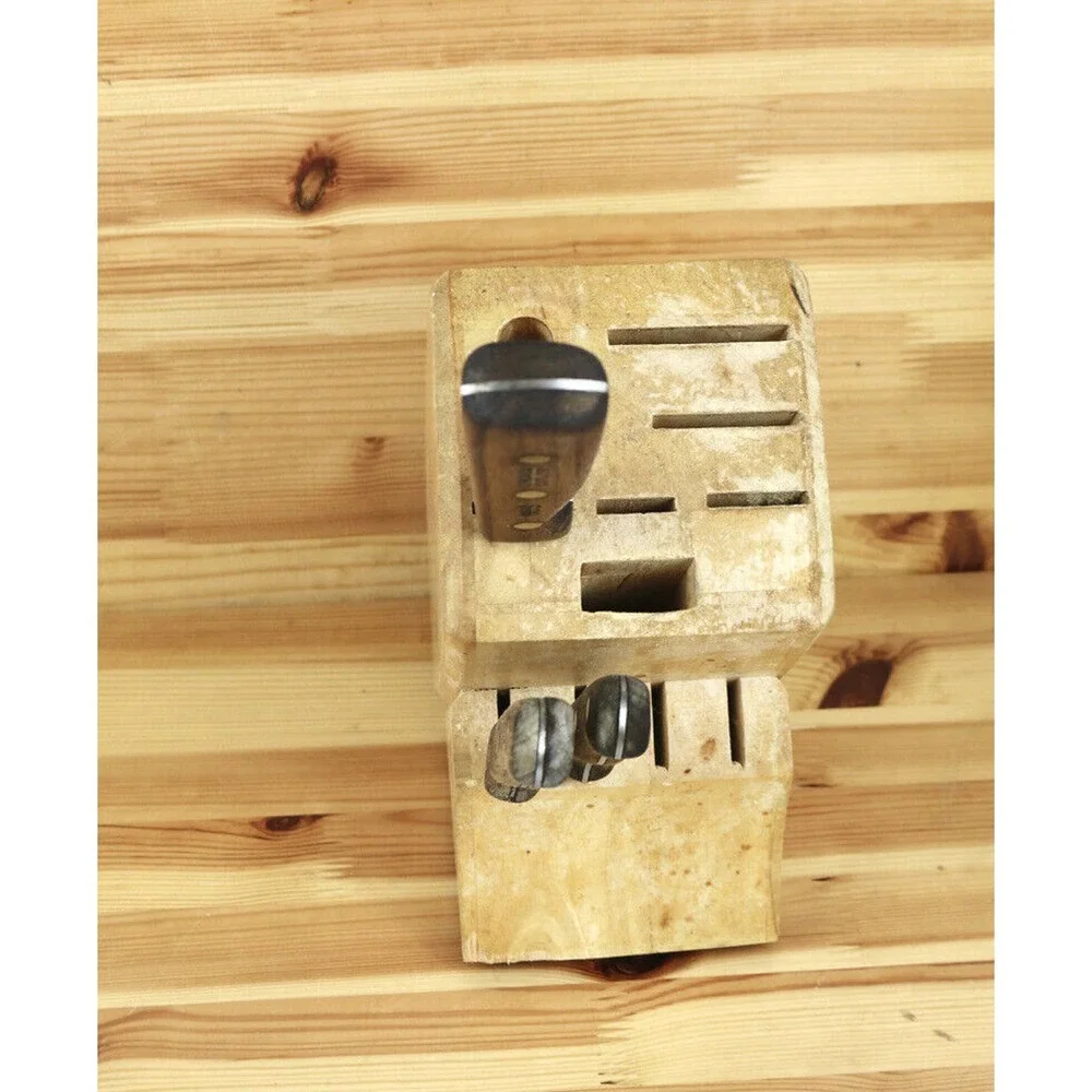Chicago Cutlery Knife Block Lot of 4 Knifes 66S,1038,103S, Old Hickory Vintage